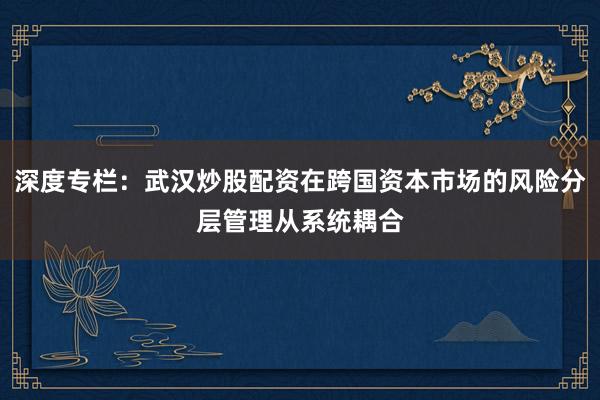深度专栏：武汉炒股配资在跨国资本市场的风险分层管理从系统耦合